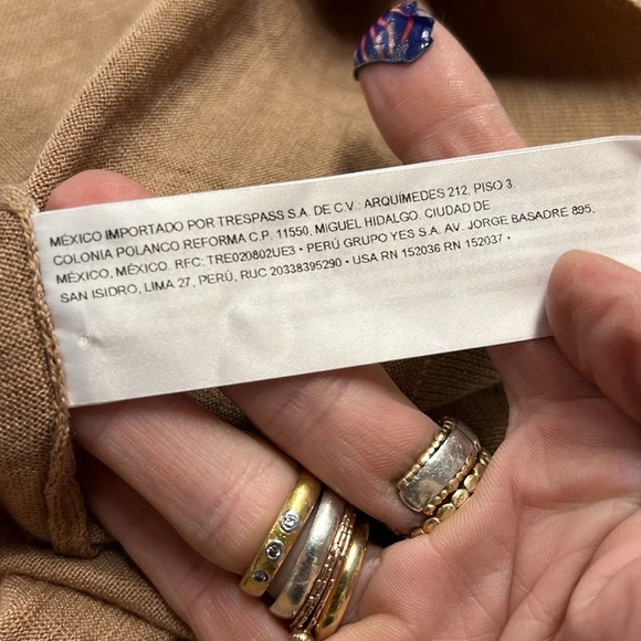 Men’s Adolfo Dominguez Tan Merino Wool Turtleneck Sweater Size Large - Picture 7 of 11